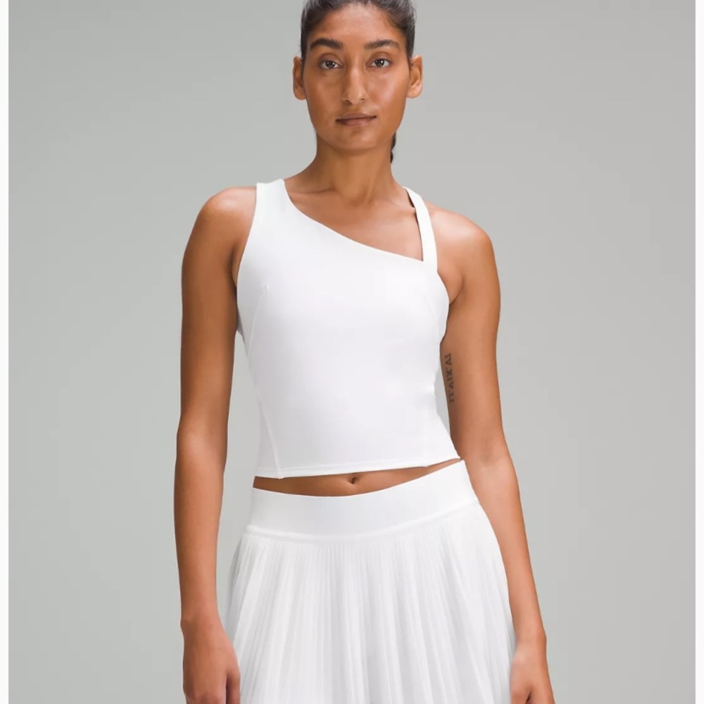 Lululemon Everlux asymmetrical tennis tank top